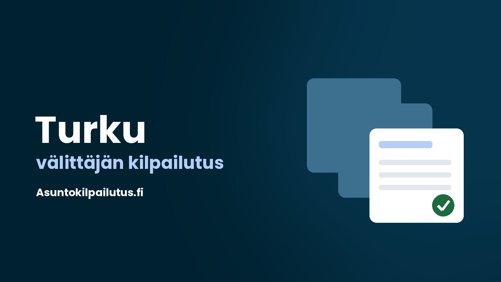 Kerrostaloja Aurajoen varrella Turussa